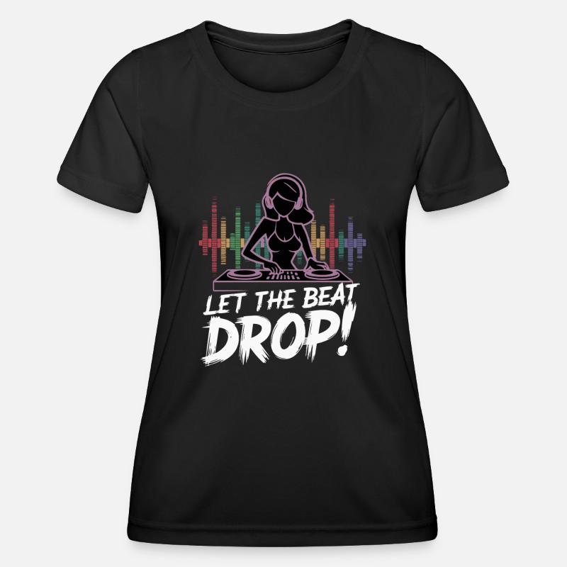 COOL TSHIRT, LET THE BEAT - Women's Functional T-Shirt - black
