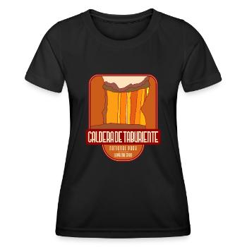 Nationalpark Caldera de Taburiente - La Palma - Frauen Funktions-T-Shirt - Schwarz - Vorne - AI Model Female 172 light (172cm)