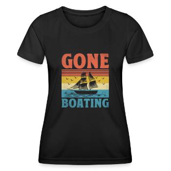Gone Boating Paddle Boat - Women's Functional T-Shirt - black - Front - AI Model Female 172 light (172cm)