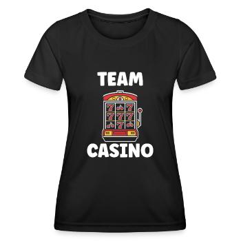 Casino - Women's Functional T-Shirt - black - Front - AI Model Female 172 light (172cm)