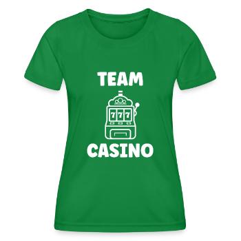 Kasino - Frauen Funktions-T-Shirt - Kelly Green - Vorne - AI Model Female 172 dark (172cm)
