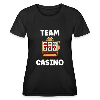 Casino - Women's Functional T-Shirt - black - Front - AI Model Female 172 light (172cm)