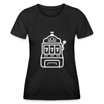 Casino - Women's Functional T-Shirt - black - Front - AI Model Female 172 light (172cm)