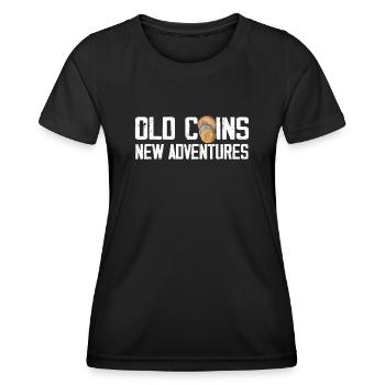 Numismatics Coin Roman Collection - Women's Functional T-Shirt - black - Front - AI Model Female 172 light (172cm)