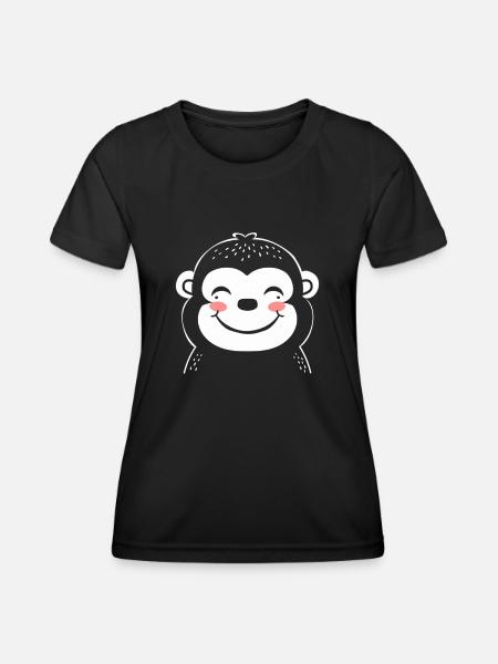 Gorille - T-shirt sport Femme - noir