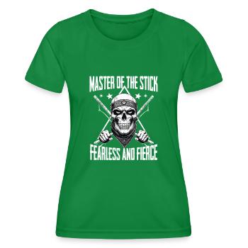 Escrima Arnis Martial Arts - Women's Functional T-Shirt - kelly green - Front - AI Model Female 172 dark (172cm)