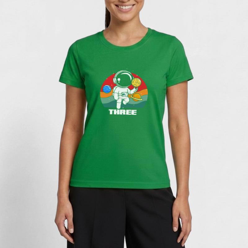 Space adventure for young explorers Women's Functional T-Shirt