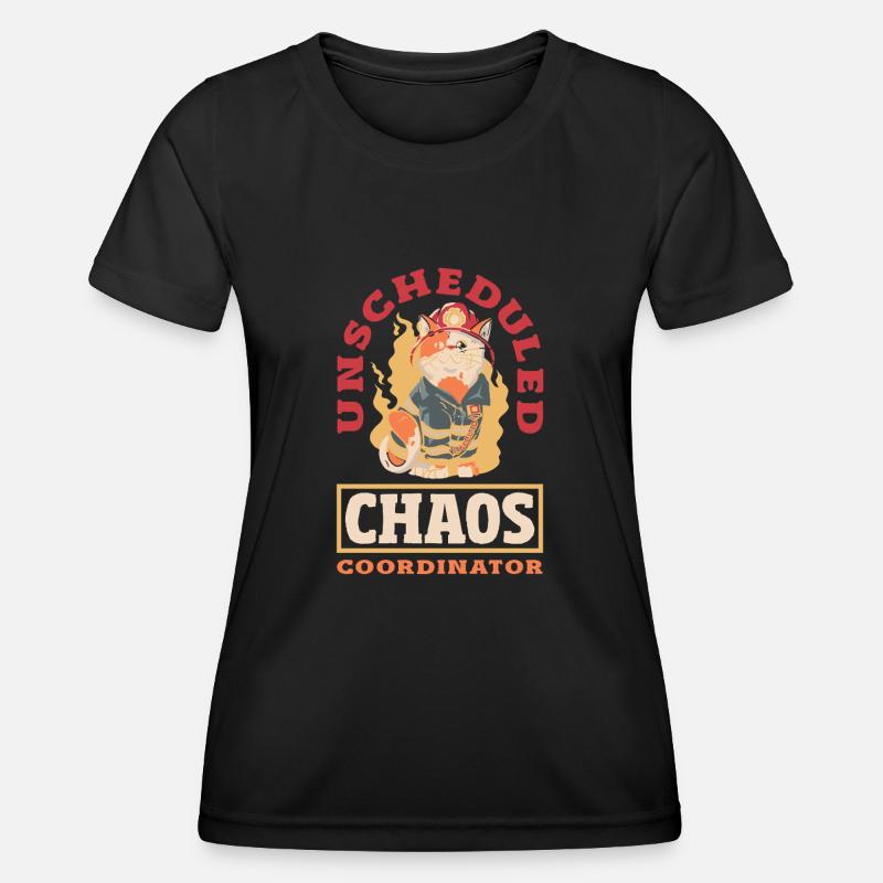 Dumpster Fire Response Team Leader - Women's Functional T-Shirt - black