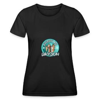 Celebrate Diversity Not Division Unity - Women's Functional T-Shirt - black - Front - AI Model Female 172 light (172cm)