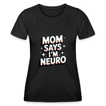 Neurodivers - Women's Functional T-Shirt - black - Front - AI Model Female 172 light (172cm)