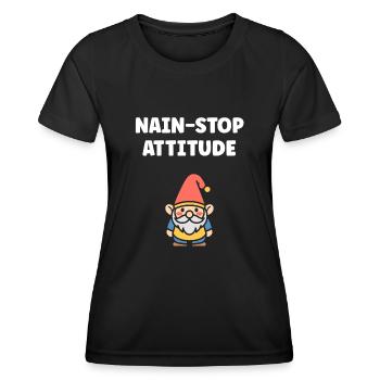Dwarf - Women's Functional T-Shirt - black - Front - AI Model Female 172 light (172cm)