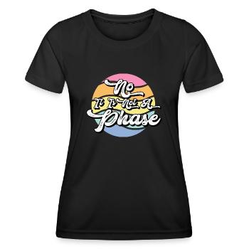 Gay Thanksgayving Pas Une Phase De Fierté - T-shirt sport Femme - noir - Devant - AI Model Female 172 light (172cm)