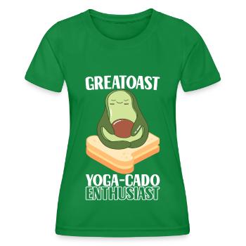 Avocado Toast - Women's Functional T-Shirt - kelly green - Front - AI Model Female 172 dark (172cm)