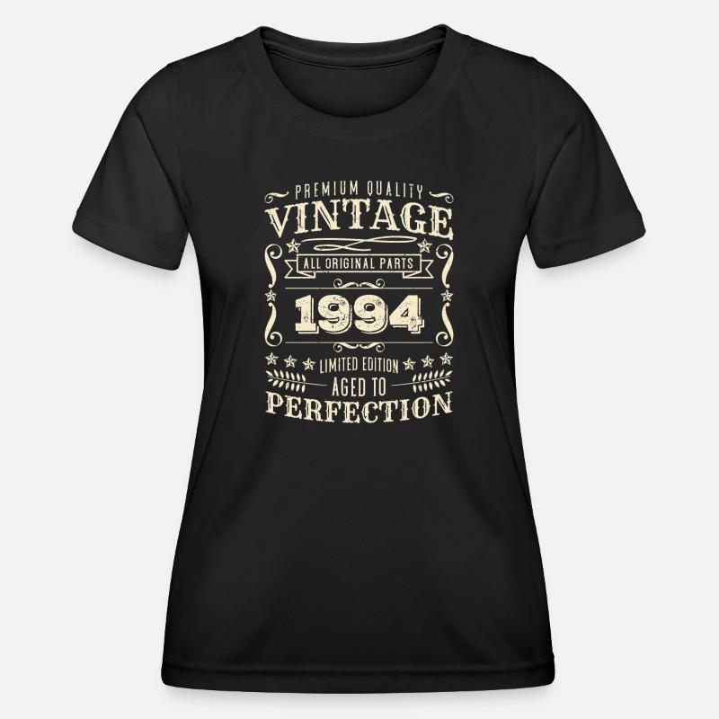 Premium quality vintage 1994 - 1994 Birthday gift - Women's Functional T-Shirt - black
