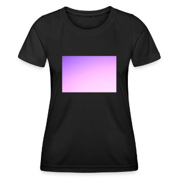 Purple sky - T-shirt sport Femme - noir - Devant - AI Model Female 172 light (172cm)