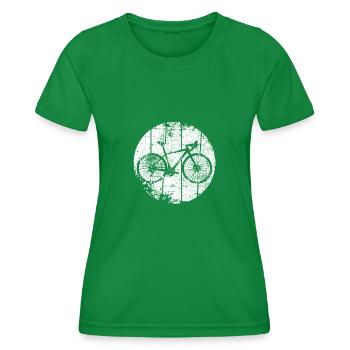 Vélo de course - T-shirt sport Femme - vert - Devant - AI Model Female 172 dark (172cm)