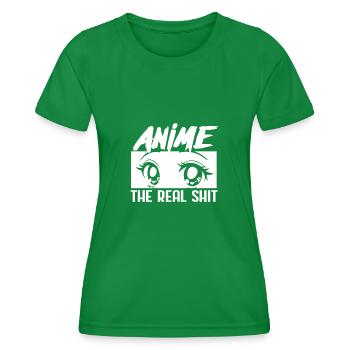 Anime - T-shirt sport Femme - vert - Devant - AI Model Female 172 dark (172cm)
