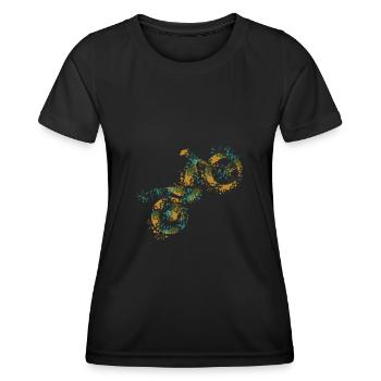 Trial motorcycle - Women's Functional T-Shirt - black - Front - AI Model Female 172 light (172cm)