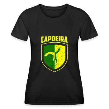 Capoeira - T-shirt sport Femme - noir - Devant - AI Model Female 172 light (172cm)