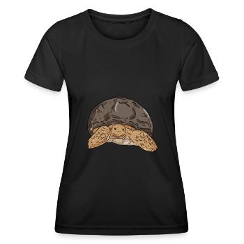 turtle - Women's Functional T-Shirt - black - Front - AI Model Female 172 light (172cm)