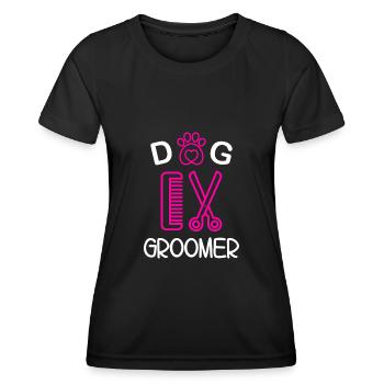 Dog Groomer - T-shirt sport Femme - noir - Devant - AI Model Female 172 light (172cm)
