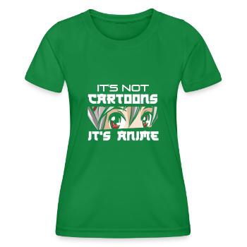Anime - T-shirt sport Femme - vert - Devant - AI Model Female 172 dark (172cm)