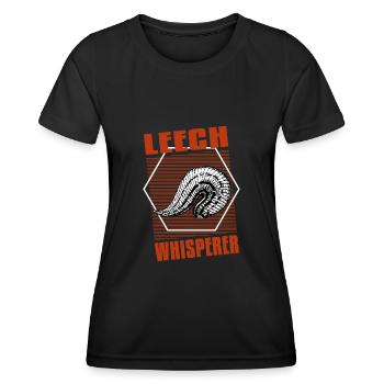 leech whisperer vintage t-shirt - Frauen Funktions-T-Shirt - Schwarz - Vorne - AI Model Female 172 light (172cm)