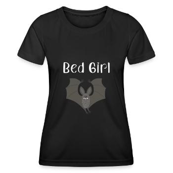 Pyjama pyjama pyjama chauve-souris Bedgirl - T-shirt sport Femme - noir - Devant - AI Model Female 172 light (172cm)