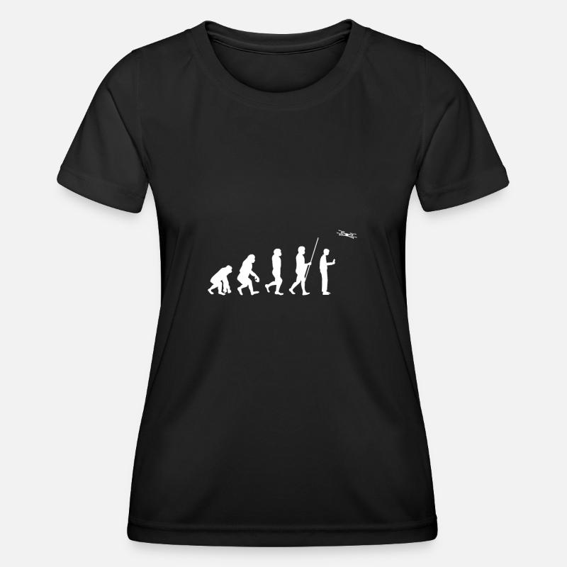 Drones pilot evolution drone - Women's Functional T-Shirt - black