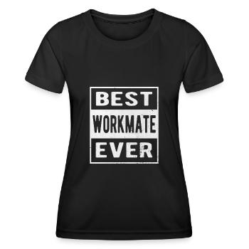 For the Best Work Colleague - Women's Functional T-Shirt - black - Front - AI Model Female 172 light (172cm)