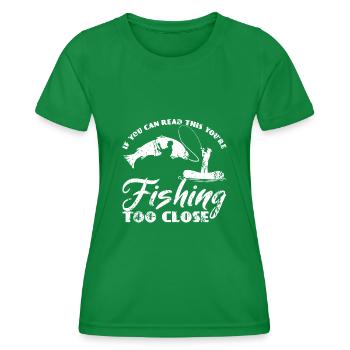 Si vous pouvez lire ceci - T-shirt sport Femme - vert - Devant - AI Model Female 172 dark (172cm)