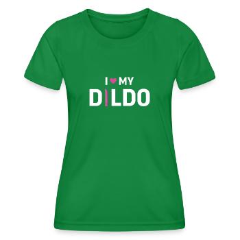 BDSM Bondage Sex Anal Plug Dildo Vibrator Sub - Frauen Funktions-T-Shirt - Kelly Green - Vorne - AI Model Female 172 dark (172cm)