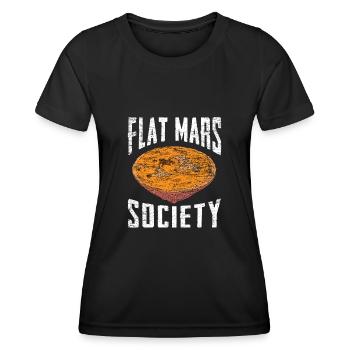 Astronomie Mars - Frauen Funktions-T-Shirt - Schwarz - Vorne - AI Model Female 172 light (172cm)