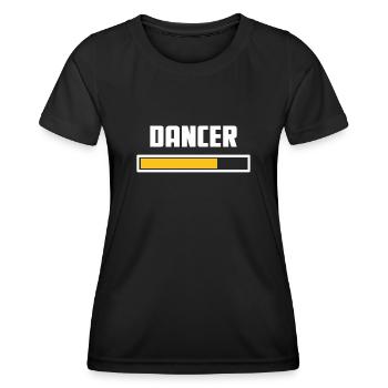 Dancer Installing Shirt - Frauen Funktions-T-Shirt - Schwarz - Vorne - AI Model Female 172 light (172cm)