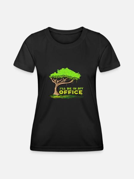 Baumkletterer Baumpfleger Arborist Baumpflege - Frauen Funktions-T-Shirt - Schwarz