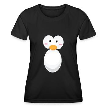 Costume de pingouin, pingouins, pingouins - T-shirt sport Femme - noir - Devant - AI Model Female 172 light (172cm)