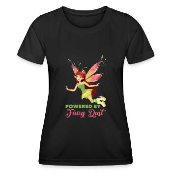 Fairy elf fairy tale - Women's Functional T-Shirt - black - Front - AI Model Female 172 light (172cm)