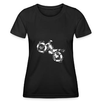 Essai cool - T-shirt sport Femme - noir - Devant - AI Model Female 172 light (172cm)