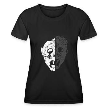 Zombie - Frauen Funktions-T-Shirt - Schwarz - Vorne - AI Model Female 172 light (172cm)