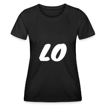 Paar Teamshirt - Frauen Funktions-T-Shirt - Schwarz - Vorne - AI Model Female 172 light (172cm)
