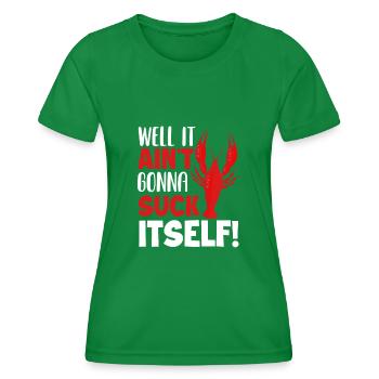 Langoustes Sucer mer Langouste - T-shirt sport Femme - vert - Devant - AI Model Female 172 dark (172cm)