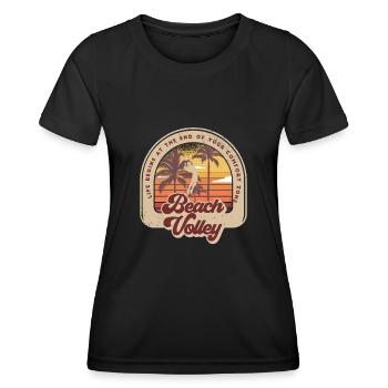 Living in a comfort zone - Women's Functional T-Shirt - black - Front - AI Model Female 172 light (172cm)