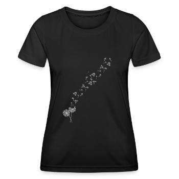 Pissenlit - T-shirt sport Femme - noir - Devant - AI Model Female 172 light (172cm)
