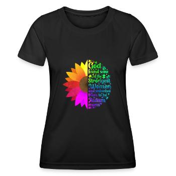 Autismus Bewusstsein - Frauen Funktions-T-Shirt - Schwarz - Vorne - AI Model Female 172 light (172cm)