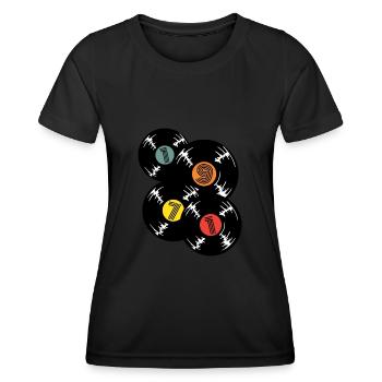 Vintage 1971 Retro 50 Birthday Gift - Women's Functional T-Shirt - black - Front - AI Model Female 172 light (172cm)