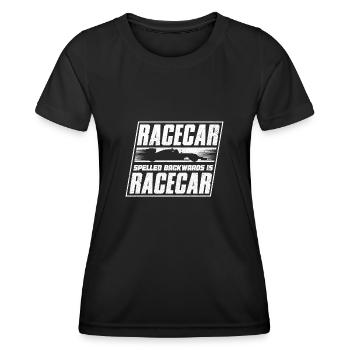 Race cars, races, races - Women's Functional T-Shirt - black - Front - AI Model Female 172 light (172cm)