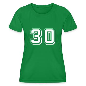 Point 30 - T-shirt sport Femme - vert - Devant - AI Model Female 172 dark (172cm)