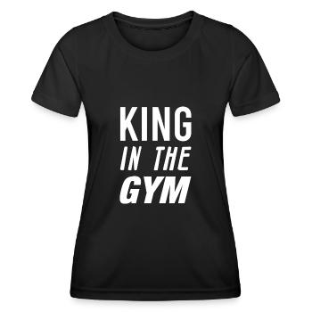 gym - T-shirt sport Femme - noir - Devant - AI Model Female 172 light (172cm)