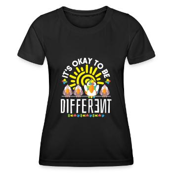 Autismus Bewusstsein - Frauen Funktions-T-Shirt - Schwarz - Vorne - AI Model Female 172 light (172cm)