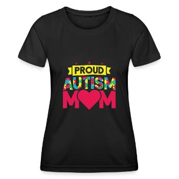 Autismus Bewusstsein - Frauen Funktions-T-Shirt - Schwarz - Vorne - AI Model Female 172 light (172cm)